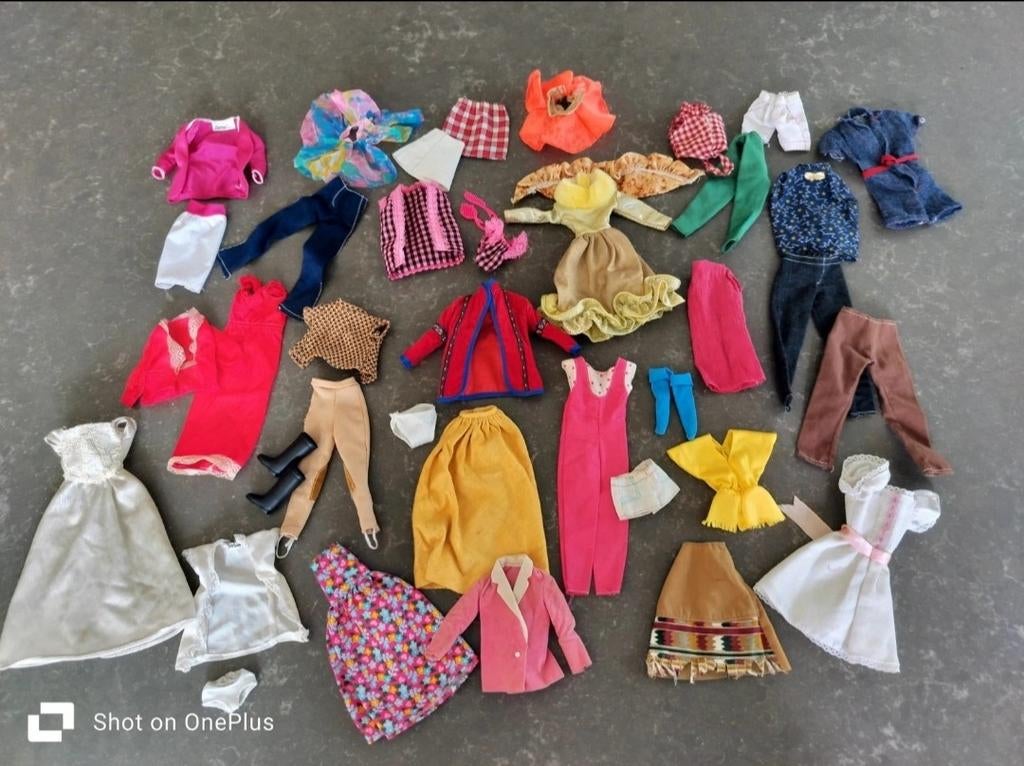 Vintage barbie kleertjes '80/'90 LEES INFO, Ophalen of Verzenden, Maat 38/40 (M), Carnaval