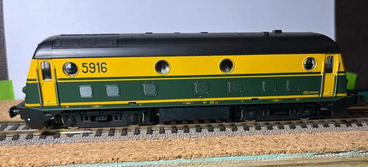 ROCO Serie 59 locomotief NMBS in OVP., Hobby en Vrije tijd, Modeltreinen | H0, Zo goed als nieuw, Locomotief, Gelijkstroom, Roco