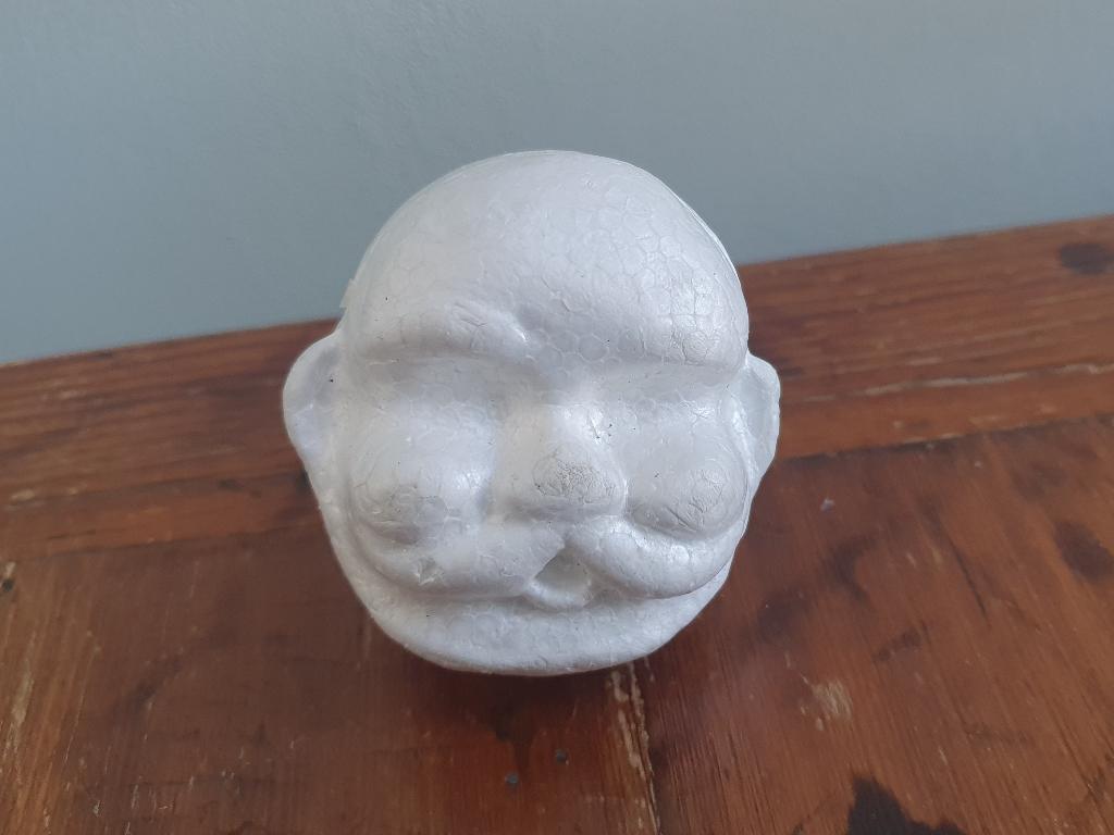 Polystyrene, piepschuim hoofdjes/ kerstmanhoofd, 7 cm, Ophalen of Verzenden, Nieuw, Knutselmateriaal