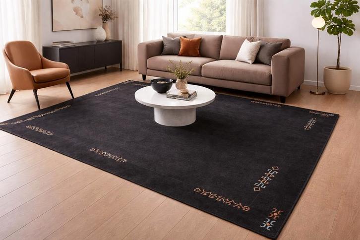 Handgeknoopt oosters tapijt modern design 352x252, Huis en Inrichting, Stoffering | Tapijten en Kleden, Nieuw, 200 cm of meer