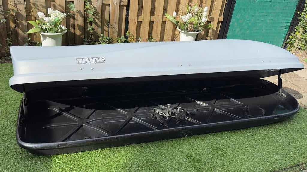 Dakkoffer Thule Skibox, Auto diversen, Dakkoffers, Ophalen, Gebruikt