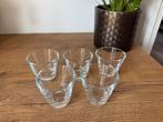 5 kleine Iittala Teema waterglaasjes, Huis en Inrichting, Glas of Glazen, Ophalen of Verzenden, Effen, Glas