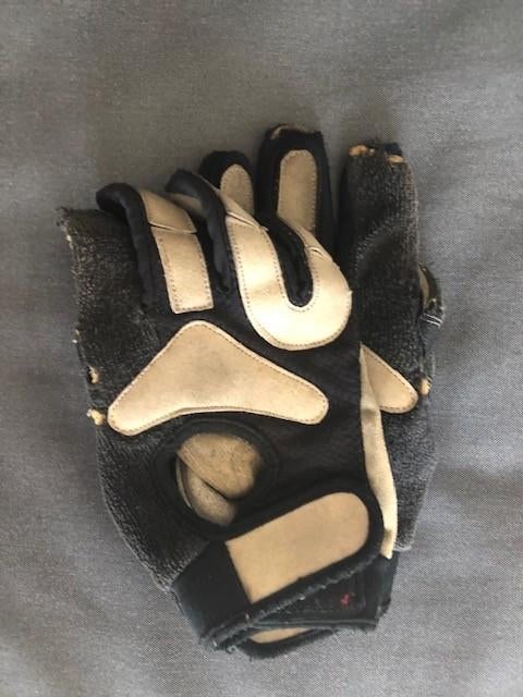 Een paar fietshandschoenen., Kleding | Heren, Mutsen, Sjaals en Handschoenen, Ophalen of Verzenden, Gedragen, Maat 46 (S) of kleiner