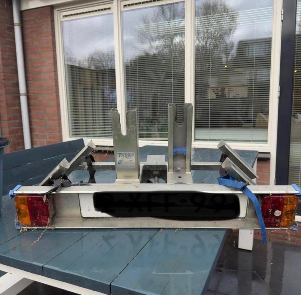 Twinny Load fietsendrager met verlichting, Ophalen of Verzenden, Gebruikt
