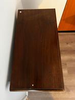 Antieke houten sidetable met lades, Ophalen, Gebruikt, 50 tot 100 cm, Overige houtsoorten