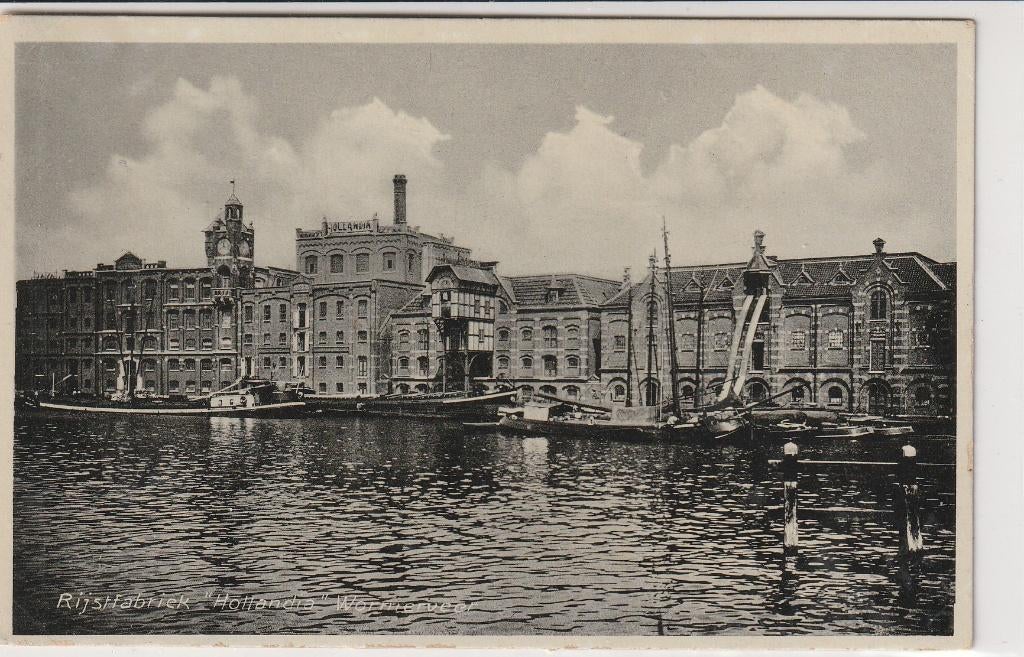 Wormerveer rijstfabriek Hollandia, Ophalen of Verzenden, Ongelopen, Noord-Holland
