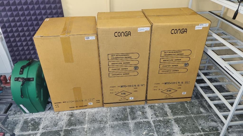 3x ADAMS conga's , Master Classic Series (nieuw in doos), Muziek en Instrumenten, Percussie, Ophalen, Nieuw, Melodische percussie