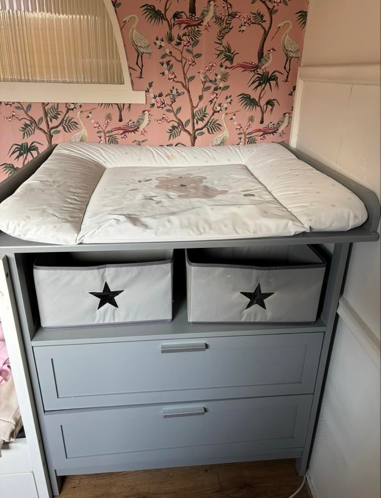 Wide grey commode, Ophalen, Gebruikt, 70 cm of meer, 75 tot 100 cm