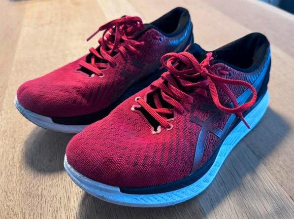 ASICS Glideride 02 mt 42,5 9, Ophalen of Verzenden, Zo goed als nieuw, Hardloopschoenen, Asics