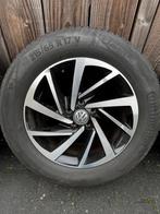 Complete set originele Volkswagen Tiguan velgen met banden, Ophalen, 215 mm, Banden en Velgen, 17 inch