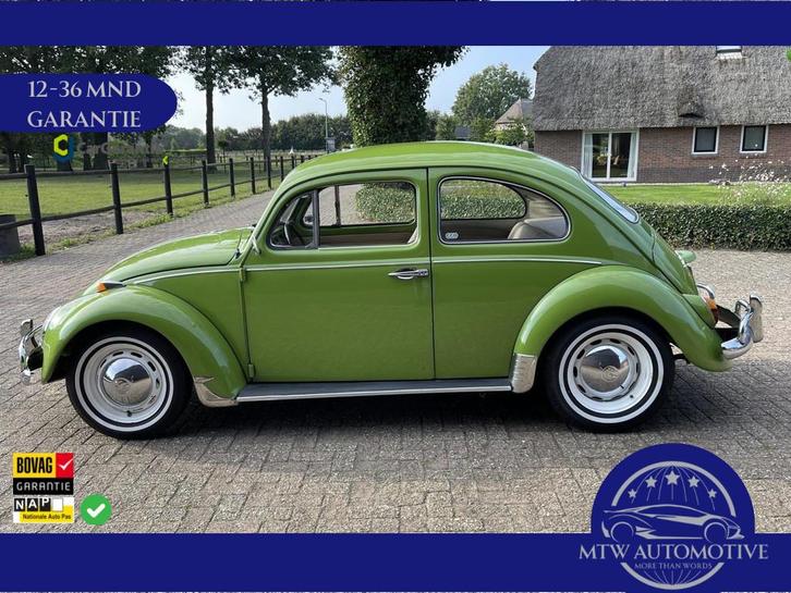 Volkswagen VW 1300 KEVER / UNIEKE MOOIE AUTO / VERBREED STAA, Auto's, Volkswagen, Bedrijf, Te koop, Beetle (Kever), Alarm, Bluetooth