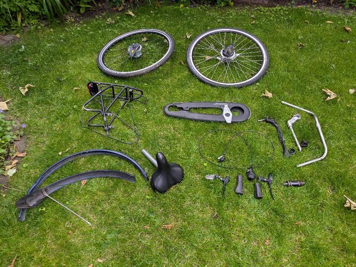 Azor onderdelen damesfiets , Fietsen en Brommers, Fietsonderdelen, Gebruikt, Algemeen, Ophalen