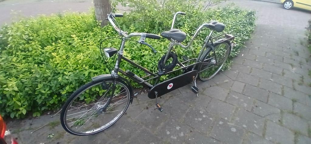 Tandem fiets, 55 cm of meer, Ophalen of Verzenden, Gebruikt, Minder dan 10 versnellingen