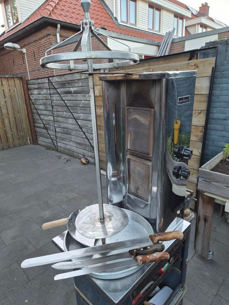 Döner grill, Witgoed en Apparatuur, Grillplaten, Gebruikt, Ophalen