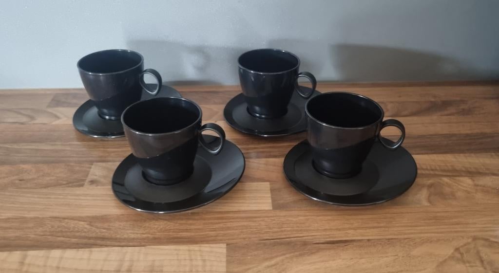 Tupperware kop en schotel, Ophalen of Verzenden, Beker of Kan