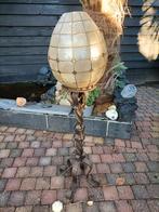 Vintage staande gietijzeren Tiffany lamp., Ophalen