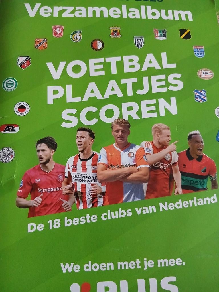 PLUS Voetbalplaatjes Ruilen 27 maart, Ophalen of Verzenden