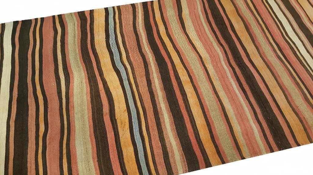 Perzische tapijt Ardabil kelim 265 x138/Kleed/Kussen/Oosters, 100 tot 150 cm, Www.simatapijten.nl, 200 cm of meer, Ophalen of Verzenden