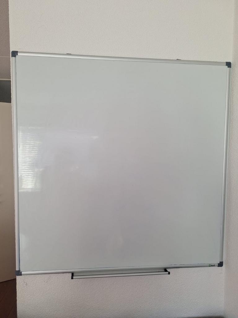 Whiteboard 100x100 cm, Diversen, Schoolborden, Ophalen of Verzenden, Whiteboard