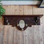 Lucky Vintage antieke kapstok met messing haken, Huis en Inrichting, Woonaccessoires | Kapstokken, Gebruikt, ., ., Minder dan 100 cm