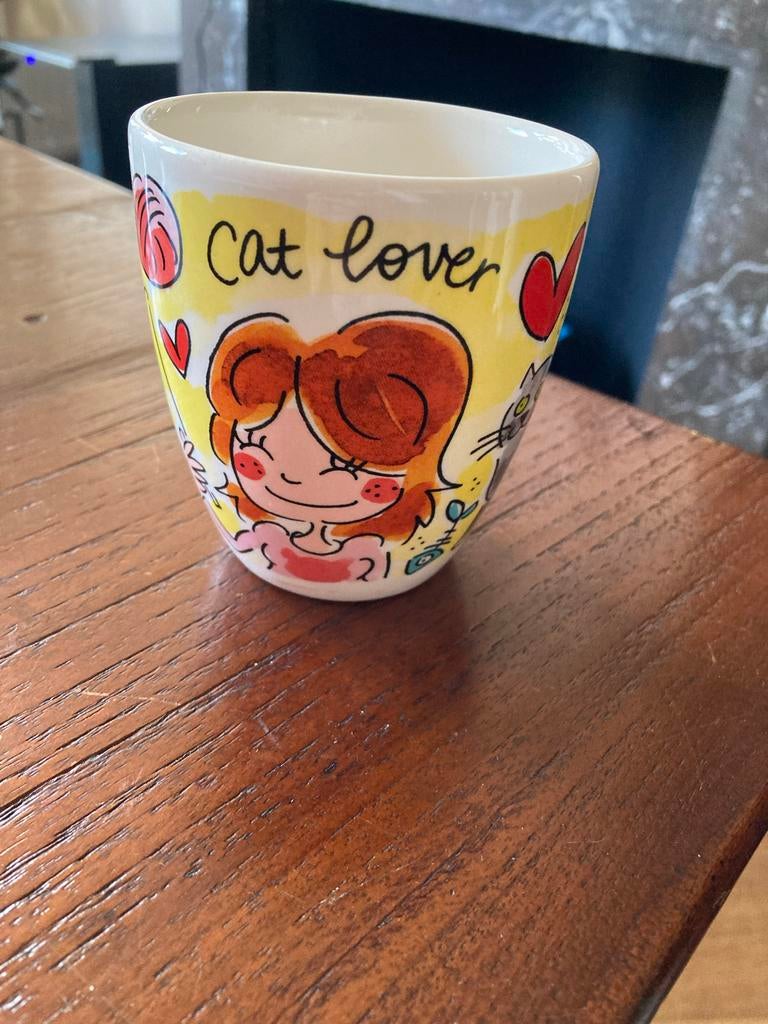 Blond Amsterdam mokken: thee (500ml) en koffie (200ml), Blond Amsterdam, Ophalen of Verzenden, Steen/keramiek, Meerkleurig