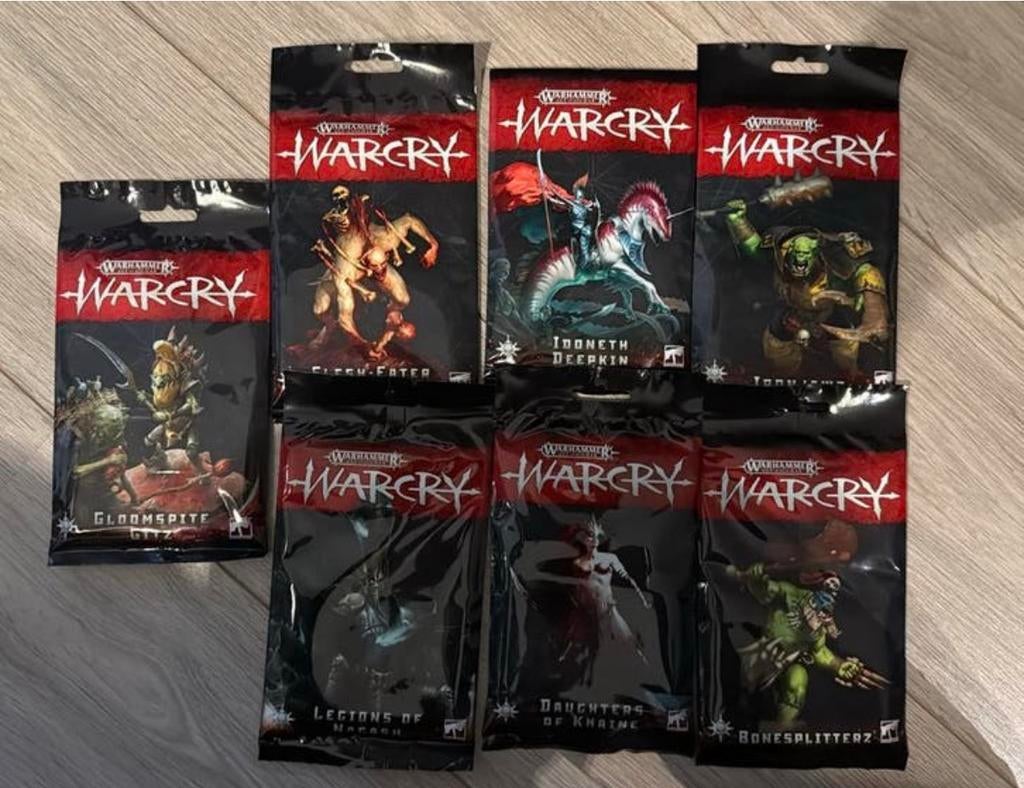 Warcry card packs (nieuw per stuk), Hobby en Vrije tijd, Wargaming, Ophalen of Verzenden, Zo goed als nieuw, Warhammer