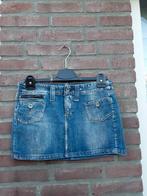 Stoere jeans rok van G-STAR, XS mini, Zo goed als nieuw, Maat 34 (XS) of kleiner, Boven de knie, Verzenden