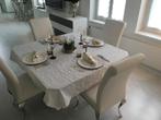 Tafel van glas en graniet, Ophalen, Vierkant, Vijf personen of meer, Stylish and elegant glass & granite