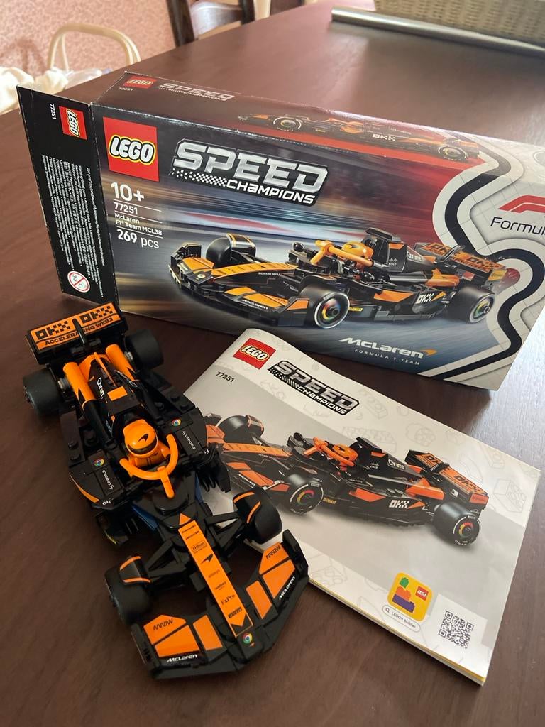 Lego Speed Champions McLaren Formule 1, Gebruikt, Lego, Complete set, Inclusief instructies