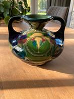 Prachtige Gouda Zuid Holland Plateel Vaas met Handvatten, Ophalen of Verzenden