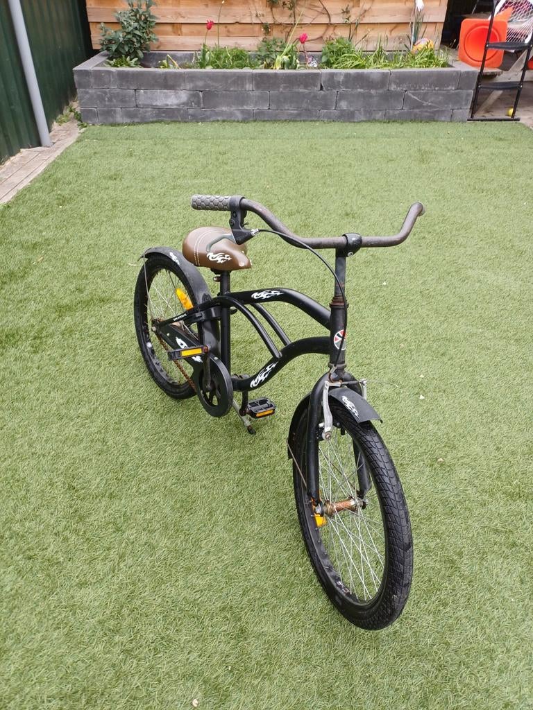 Gebruikte fiets met terugtraprem en voorrem, Fietsen en Brommers, Fietsen | Jongens, Ophalen, Gebruikt, Handrem, 20 inch