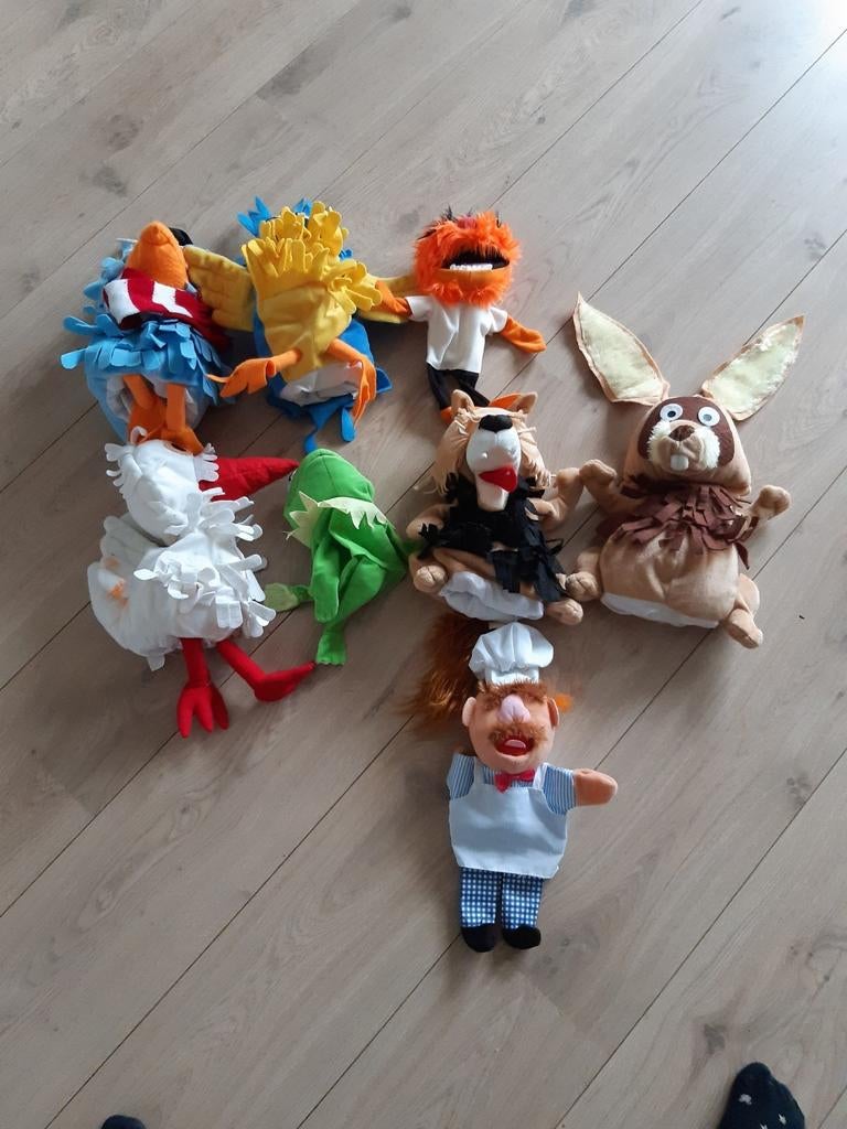 Fabeltjeskrant handpoppen - Compleet set, Ophalen of Verzenden