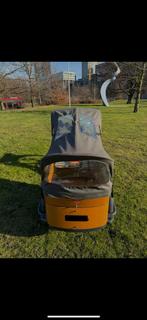 Elektrisch bakfiets Babboe, Fietsen en Brommers, Fietsen | Bakfietsen, 4 kinderen of meer, Gebruikt, Huif, Ophalen