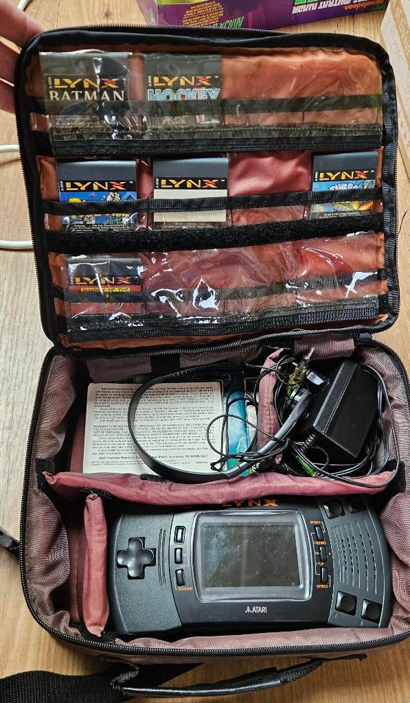 Atari Lynx spelcomputer (hand-held), Ophalen, Gebruikt, Zonder controller, Met beschermhoes of tas