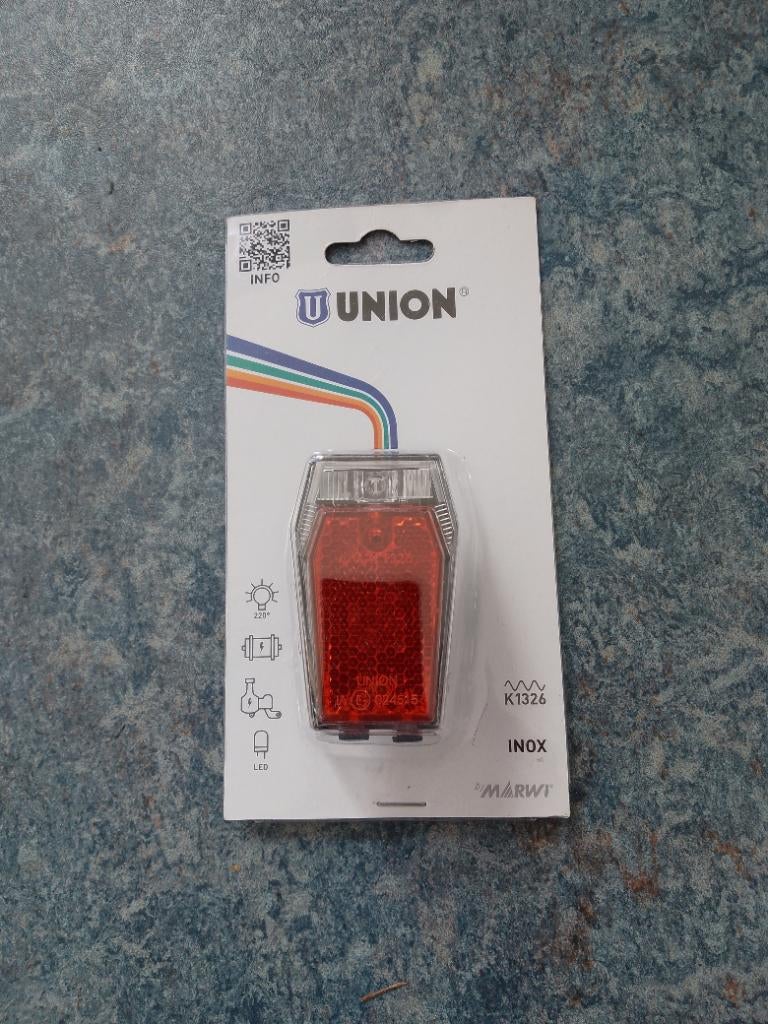 Union achterlicht, Fietsen en Brommers, Achterlicht, Nieuw, Oplaadbaar, Ophalen