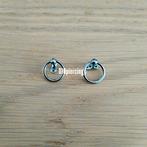 Nieuwe micro dermal. Ring., Ophalen of Verzenden, Zo goed als nieuw, Staal, Oor- of Traguspiercing