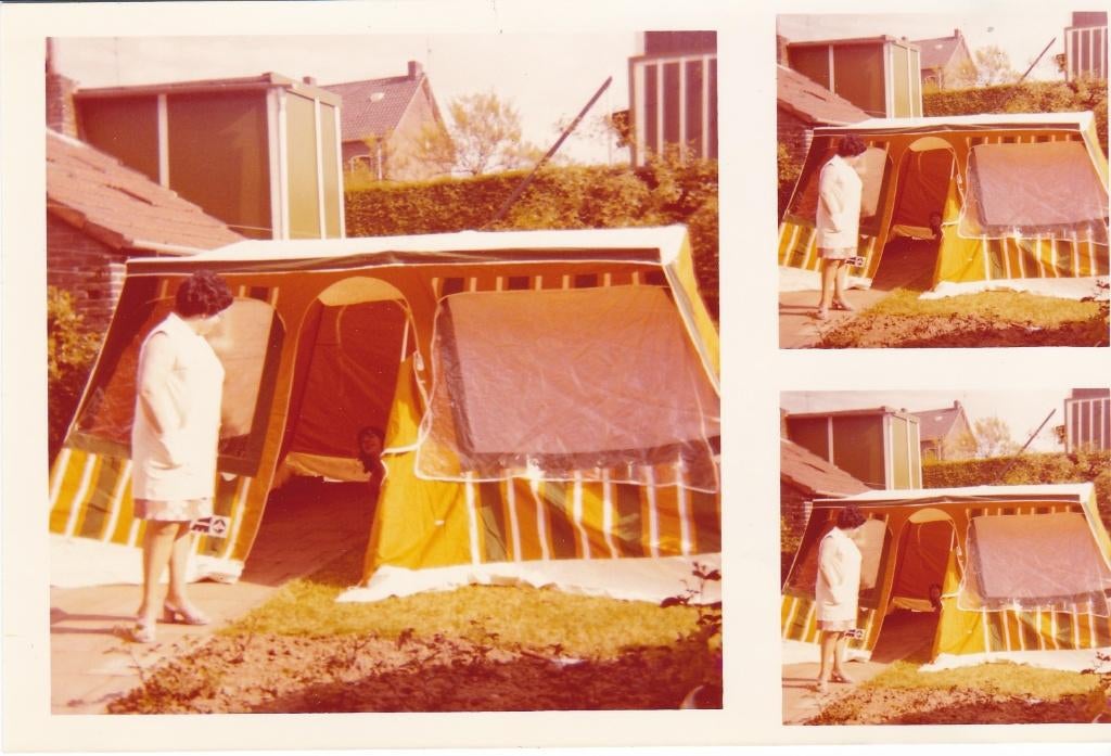 Bungalowtent 4 personen, Ophalen, Gebruikt, Tot en met 4