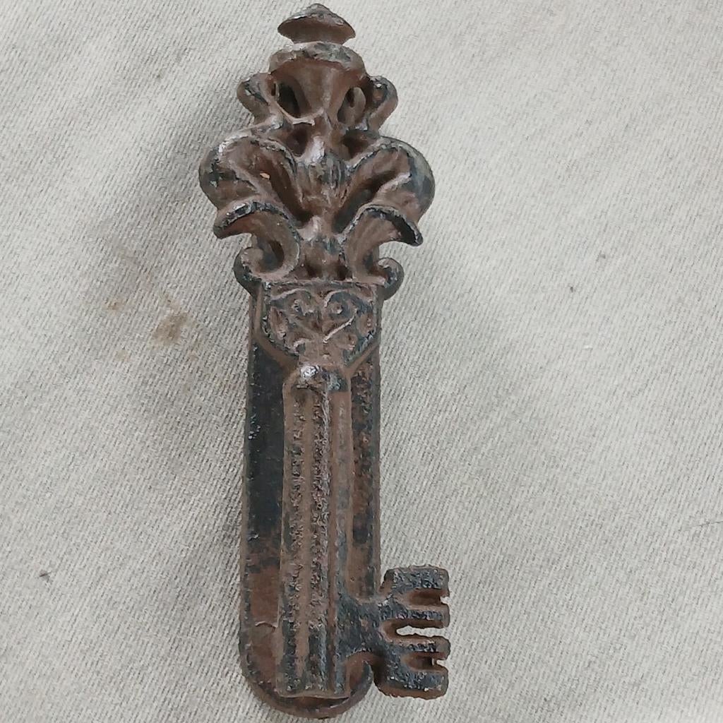 Gietijzeren deurklopper "Sleutel", Ophalen of Verzenden