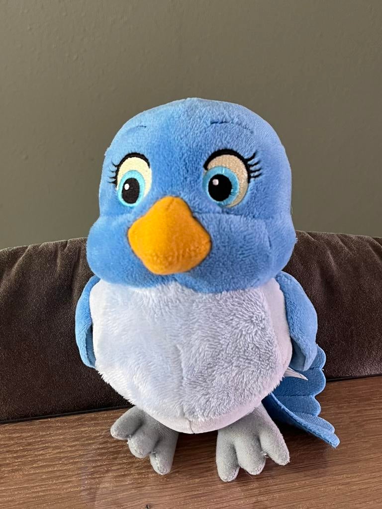 Leuke knuffel Mia het vogeltje van Prinses Sofia Disney, Ophalen of Verzenden, Zo goed als nieuw, Overige typen