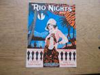 Rio nights, Muziek en Instrumenten, Ophalen of Verzenden, Gebruikt, Artiest of Componist, Populair