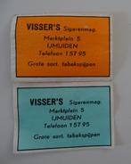 VISSER'S   Sigarenmagazijn    IJMUIDEN, Verzenden, Zo goed als nieuw, Luciferdoosjes of -merken