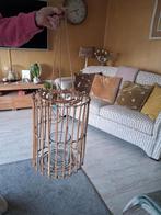 Mooie rieten lantaarn hang ook leuk voor in de tuin, Ophalen of Verzenden, Zo goed als nieuw