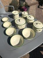 17 delige Emaille Set / Jaren 1935-1940, Antiek en Kunst, Antiek | Emaille, Ophalen