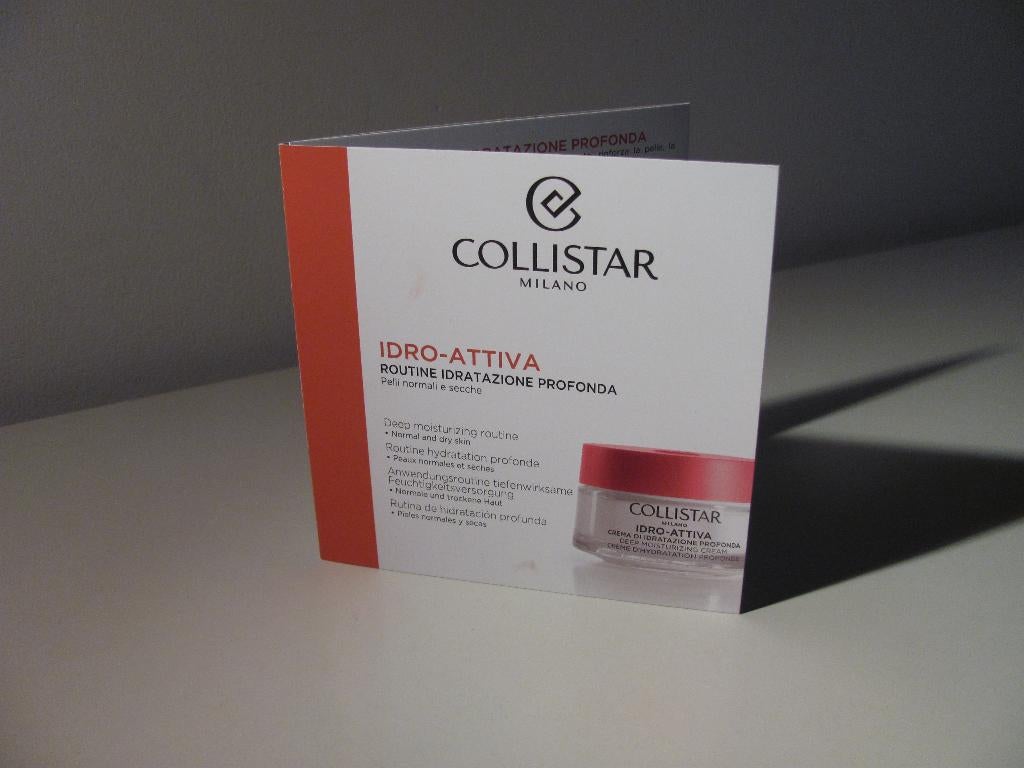 Collistar : Creme en anti-age druppels proefje, sample, Ophalen of Verzenden, Nieuw, Gehele gezicht, Verzorging