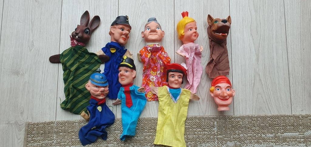 Poppenkast poppen, Kinderen en Baby's, Speelgoed | Poppen, Ophalen, Overige typen