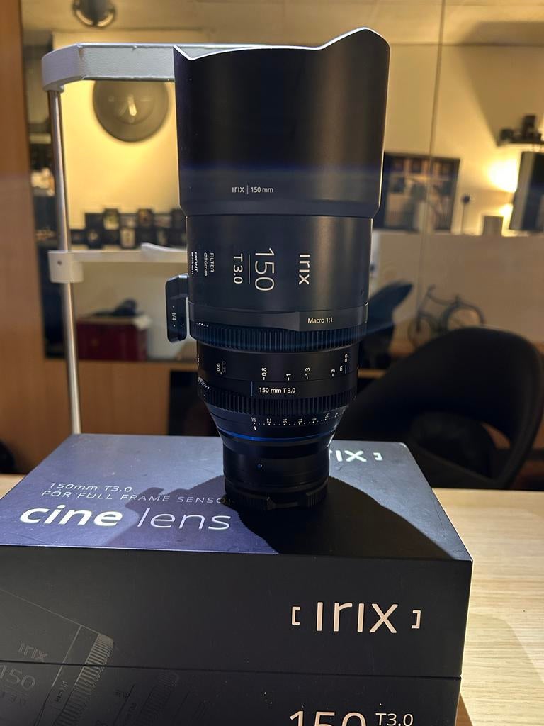 Irix Cine 150mm T3.0 macro lens (full frame)  Sony e mount, Ophalen of Verzenden, Zo goed als nieuw, Macrolens
