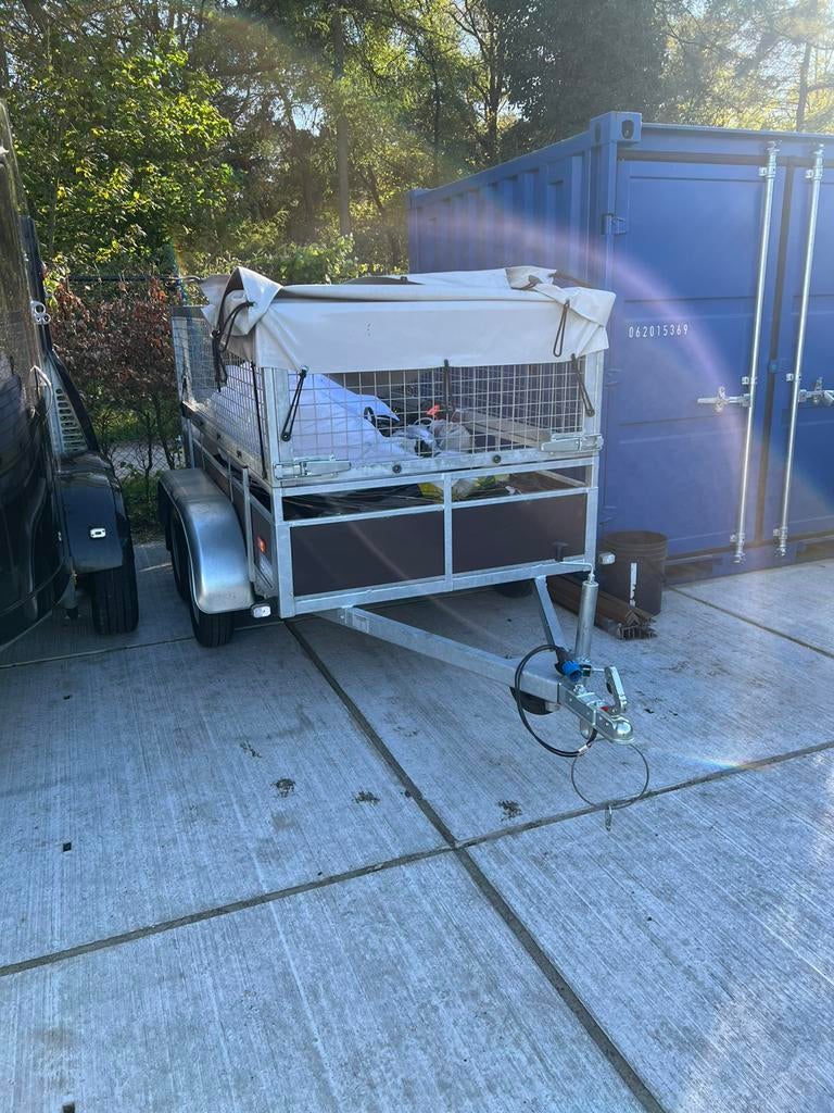 Aanhager dubbel asser, Ophalen of Verzenden, Zo goed als nieuw