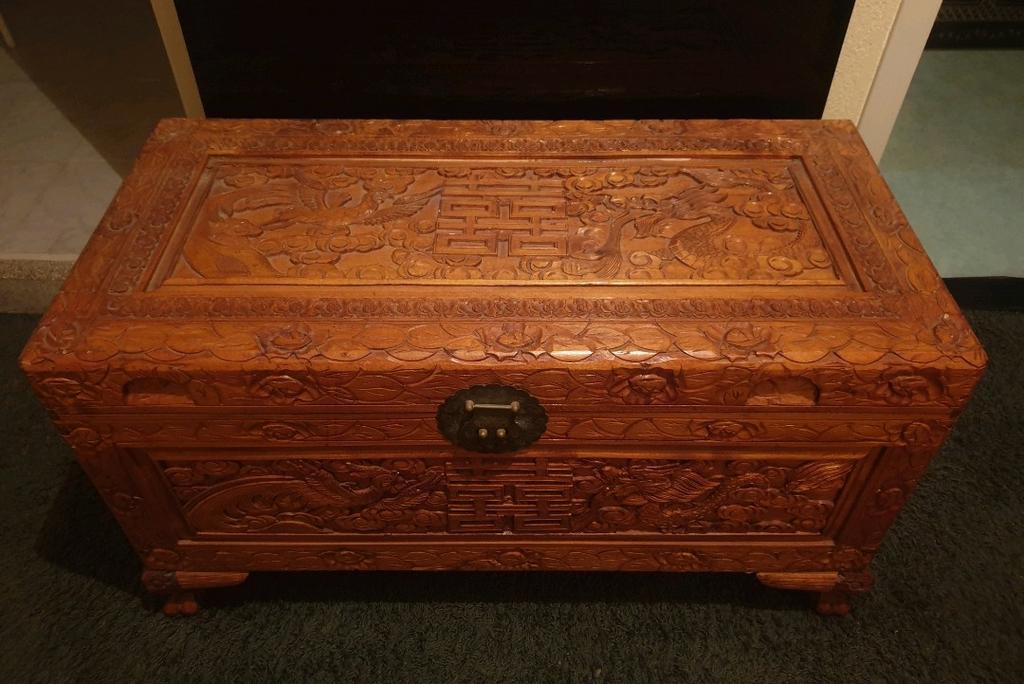 Chinese dekenkist, Antiek en Kunst, Antiek | Woonaccessoires, Ophalen