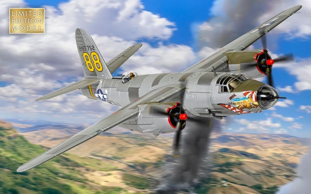 B-26C Marauder Miss Arkansas 320th BG USAAF Corgi AA29502, Carmodel s.r.l. Viale Europa Unita snc info@modelcarswholesale.com