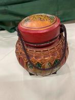 Decoratieve Thaise Rijstmand met Olifant Design, Ophalen of Verzenden